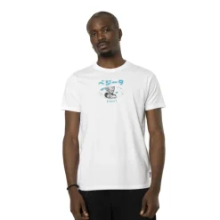 T-shirt Blanc Dragon Ball Super Vegeta Homme - Capslab
