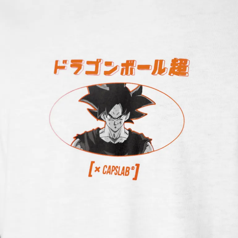 T-shirt Blanc Dragon Ball Super Goku Homme - Capslab