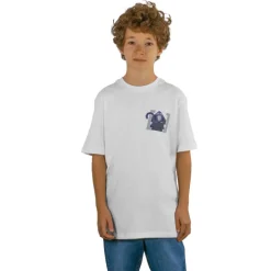 T-shirt Blanc garcon coupe OversizeMonkey Business Capslab