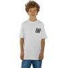 T-shirt Blanc garcon coupe Relaxed fit Monkey Business Capslab