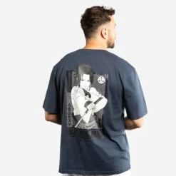 T-shirt Bleu Naruto Shippuden Sasuke homme coupe Relaxed fit Capslab