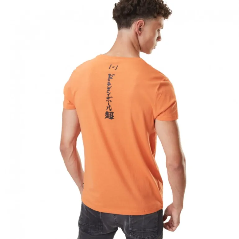 T-shirt Dragon Ball Super Goku Homme Orange Capslab