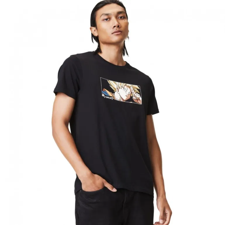 T-shirt Dragon Ball Z Goku Homme Noir Capslab