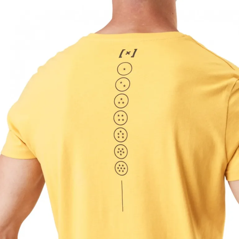 T-shirt Dragon Ball Z Goku, Vegeta Homme Jaune Capslab