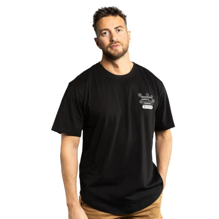 T-shirt Noir Dragon Ball Super Beerus homme coupe Oversize Capslab