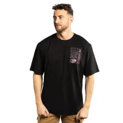 T-shirt Noir Dragon Ball Super Black Goku homme coupe Relaxed fit Capslab