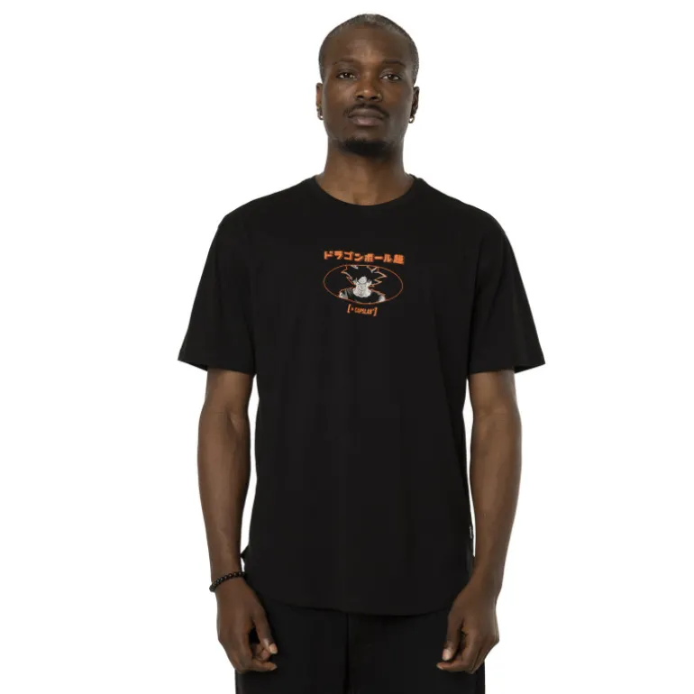 T-shirt Noir Dragon Ball Super Goku Homme - Capslab
