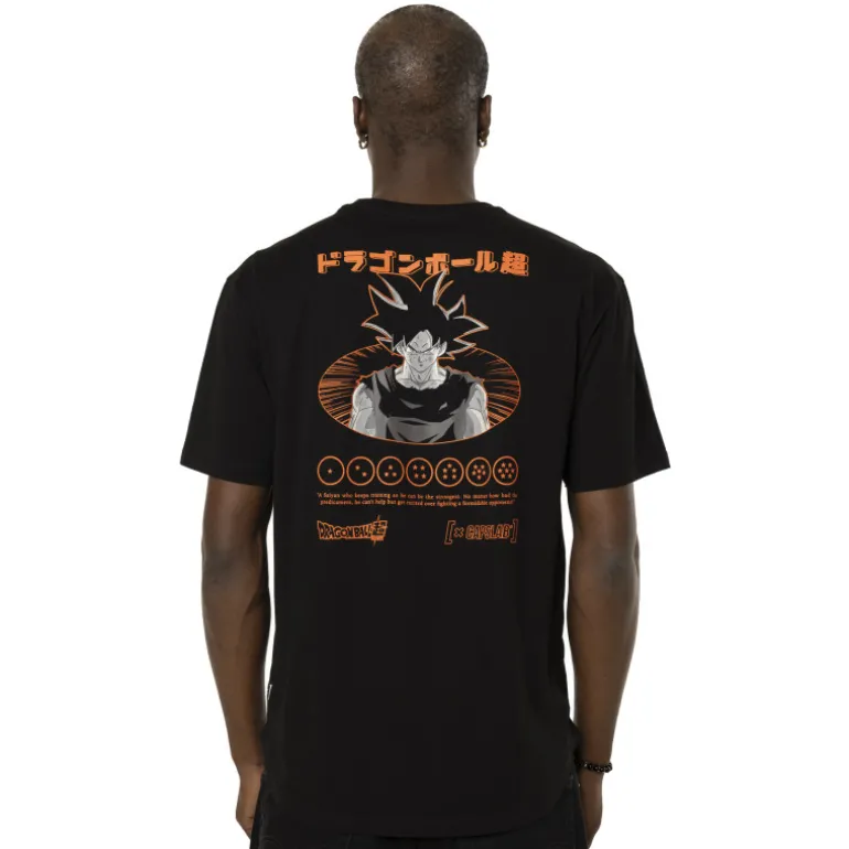 T-shirt Noir Dragon Ball Super Goku Homme - Capslab