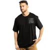 T-shirt Noir Naruto Shippuden homme coupe Relaxed fit Capslab