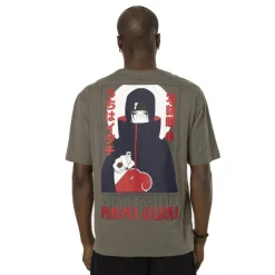 T-shirt Vert Naruto Shippuden Homme coupe Relaxed fit Capslab