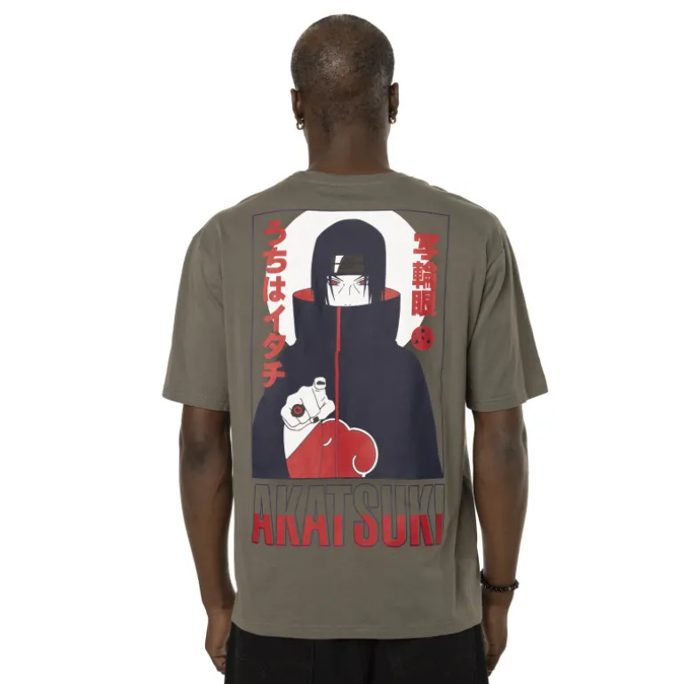 T-shirt Vert Naruto Shippuden Homme coupe Relaxed fit Capslab